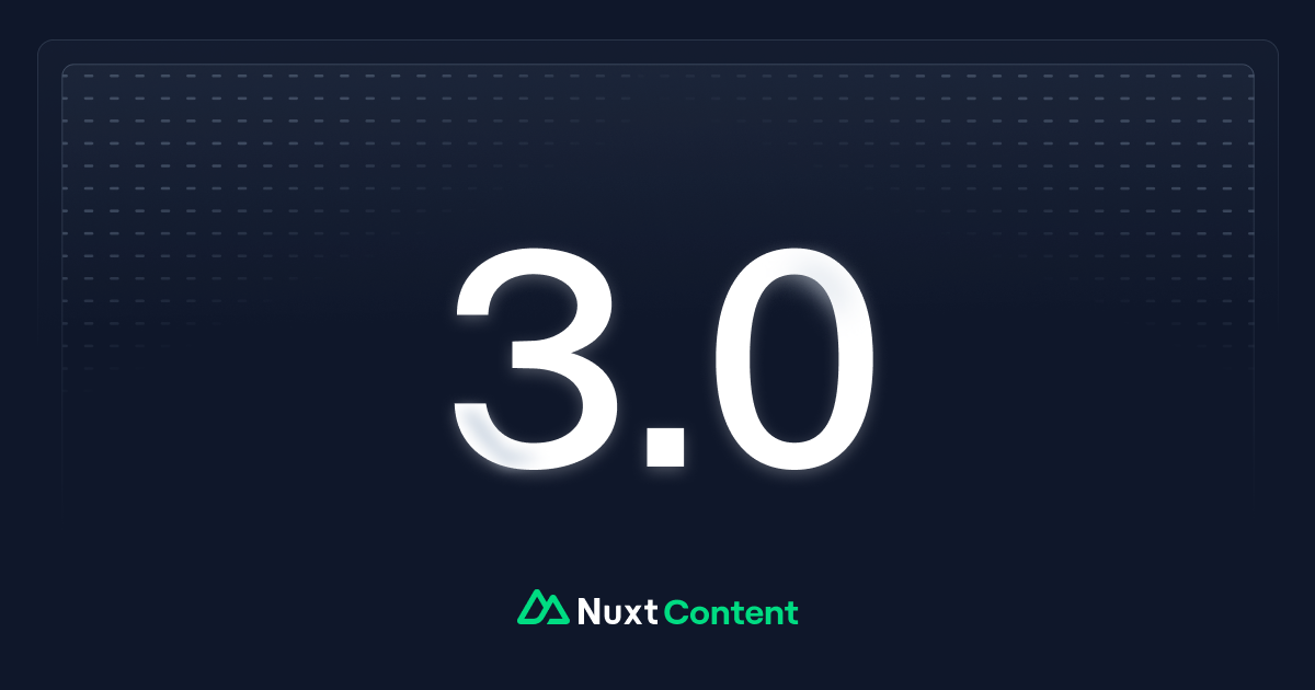 Nuxt Content 第3版