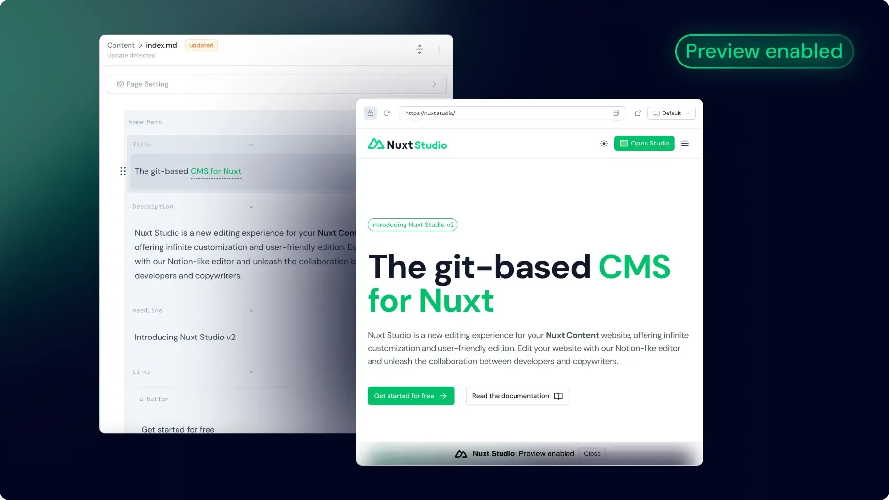 实时预览开启于类 Notion 编辑器与网站之间