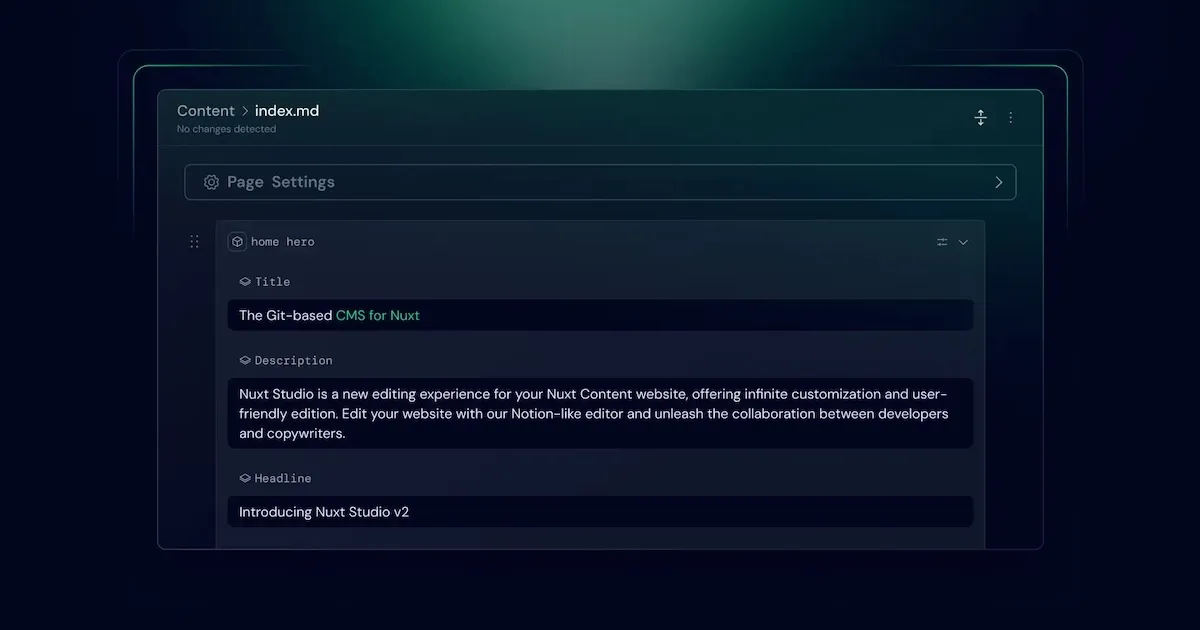 Nuxt Studio 可视化编辑器幕后揭秘